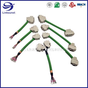 TE DB連接器 PVC/PUR 電纜電機編碼器電纜定制線束